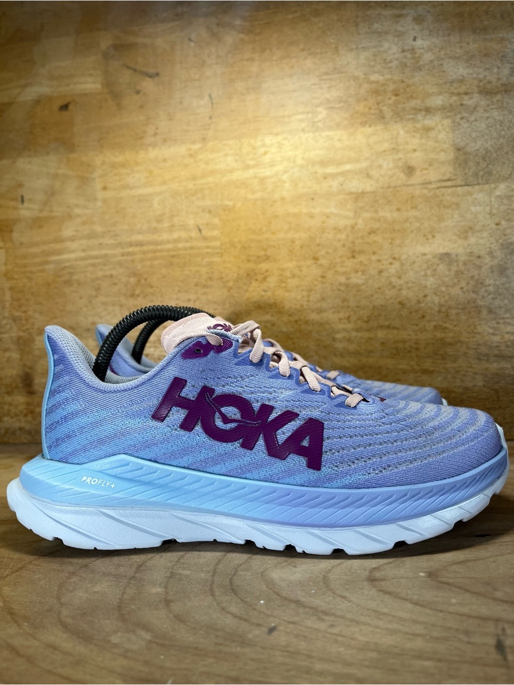 Hoka One One Mach 5 Womens Size 9 Running Shoes Sneakers Baby Lavender